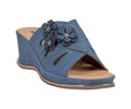 Women's Sarel Navy Floral Wedge Sandals