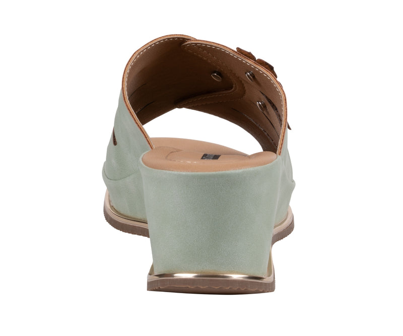 Women's Sarel Tan Floral Wedge Sandals