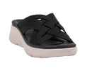 Women's Sellena Black Knit Strappy Comfort Sandals