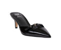 Women’s Simone Black Patent Kitten Heel Sandals