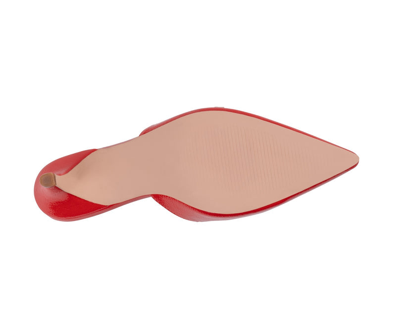 Women’s Simone Red Patent Kitten Heel Sandals