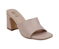 Women's Soho Nude Square Toe Heeled Sandals