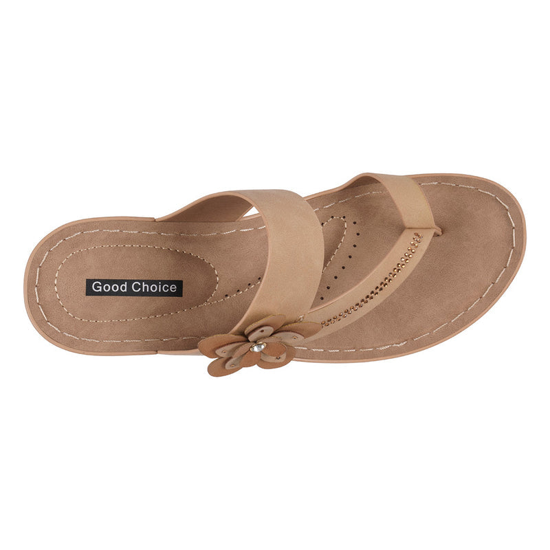 Women's Taryn Tan Floral Wedge Sandals