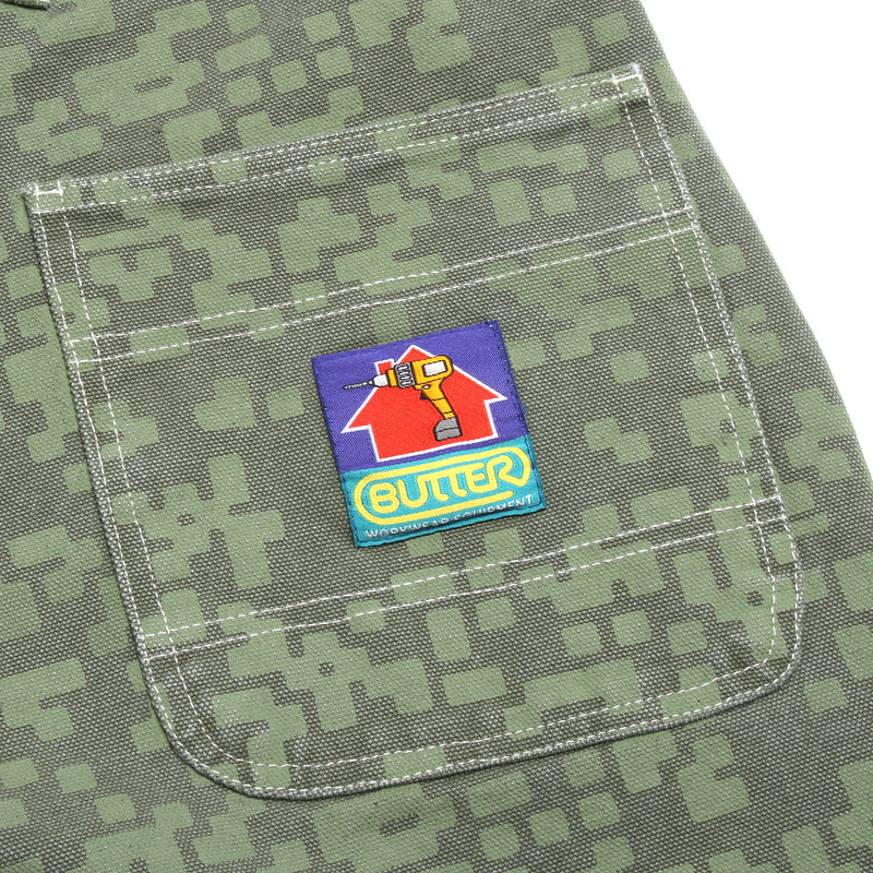 Butter Goods | Work Shorts Color : Army