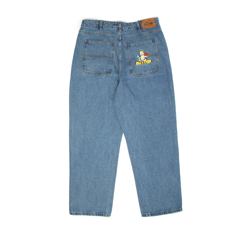 Butter Goods World Peace Denim Jeans Washed Indigo