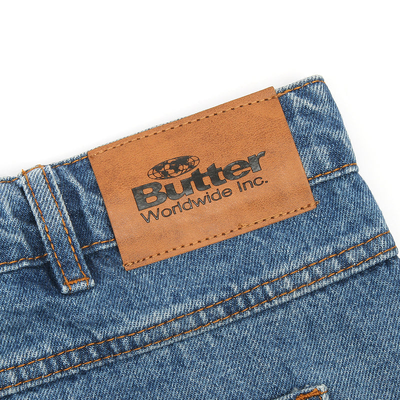 Butter Goods World Peace Denim Jeans Washed Indigo