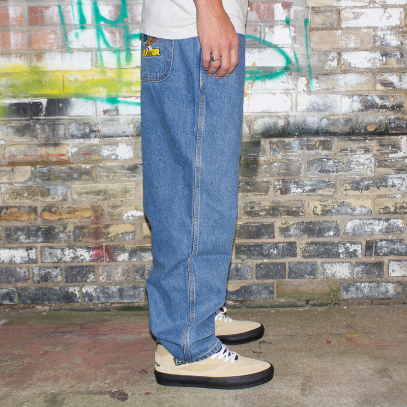 Butter Goods World Peace Denim Jeans Washed Indigo
