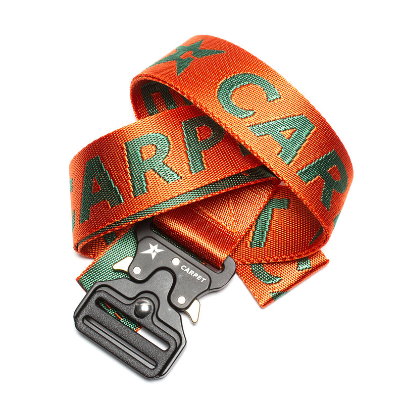 Carpet Company Woven Belt Orange / Green\