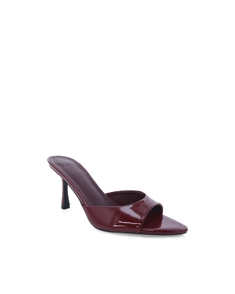 XANTHE - DARK CHERRY PATENT-Heels-Billini-Billini