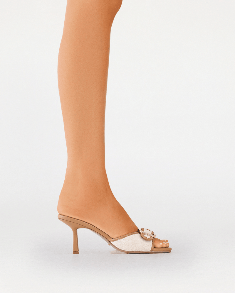 YASH - COFFEE LINEN-COFFEE-Heels-Billini-Billini